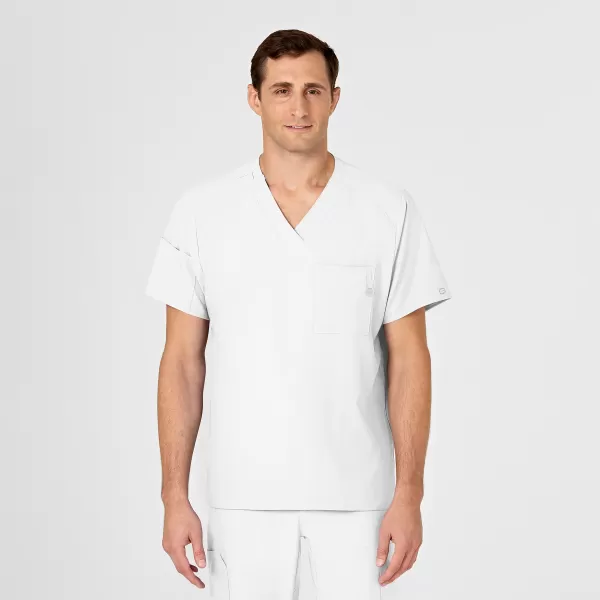 Bluza uniforma medicala, Wink W123, 6355, Culoare: White, Marime: S, 