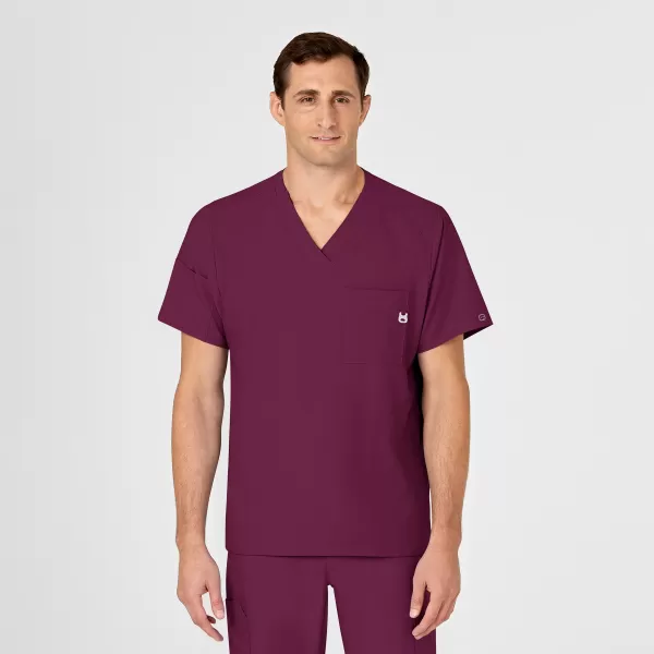 Bluza uniforma medicala, Wink W123, 6355, Culoare: Wine, Marime: L, 