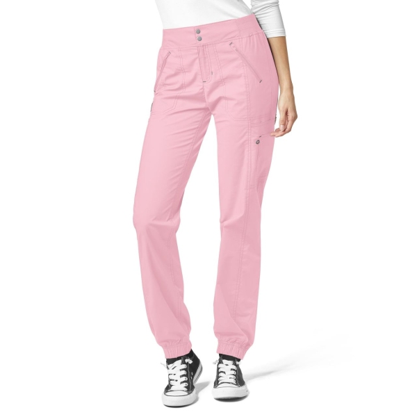 Pantaloni uniforma medicala, Wink Flex, 5908, Culoare: Pink RBS, Marime: XL, 