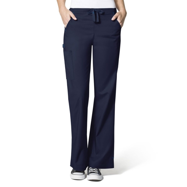 Pantaloni uniforma medicala, Wink Flex, 5308, Culoare: Navy, Marime: 2XS, 