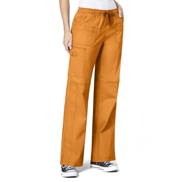Pantaloni uniforma medicala, Wink FLEX 5108, Culoare: Mango, Marime: S, 