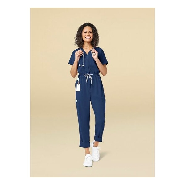 Salopeta medicala, Wink, 3134, Culoare: Navy, Marime: L, 