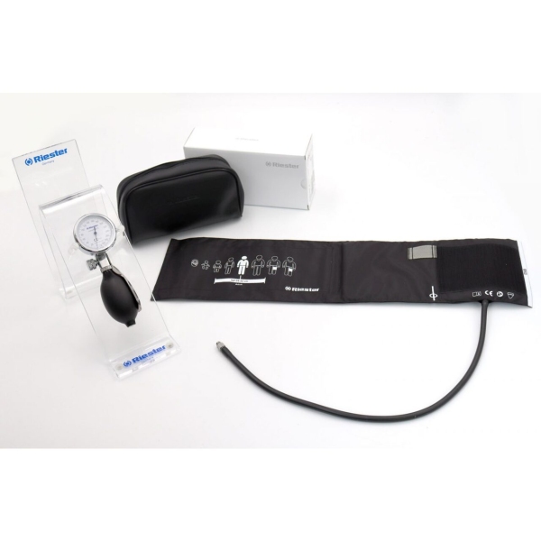 Tensiometru mecanic Minimus II Riester, negru, 