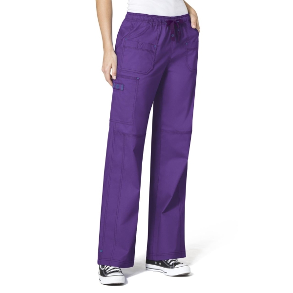 Pantaloni uniforma medicala, Wink FLEX 5108, Culoare: EVL, Marime: XL, 