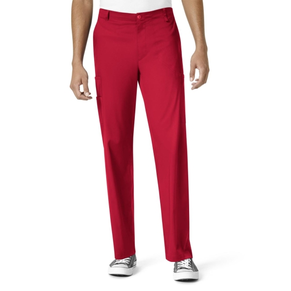 Pantaloni uniforma medicala,  Wink PRO, 5619, Culoare: Red, Marime: L, 