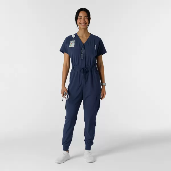 Salopeta medicala, Wink Renew, 3234, Culoare: Navy, Marime: S, , 2 image