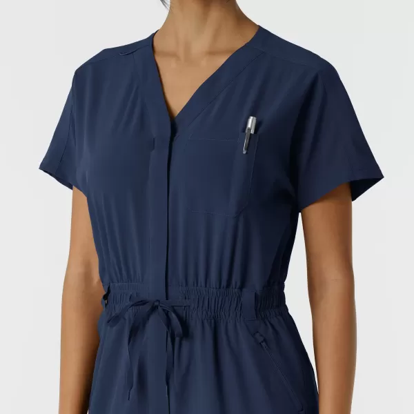 Salopeta medicala, Wink Renew, 3234, Culoare: Navy, Marime: XS, , 6 image