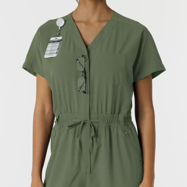 Salopeta medicala, Wink Renew, 3234, Culoare: Olive, Marime: XS, , 5 image
