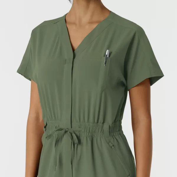 Salopeta medicala, Wink Renew, 3234, Culoare: Olive, Marime: XS, , 6 image