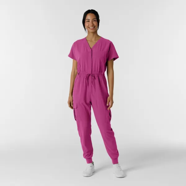 Salopeta medicala, dama, Wink Renew, 3234, Culoare: Raspberry, Marime: XS, 