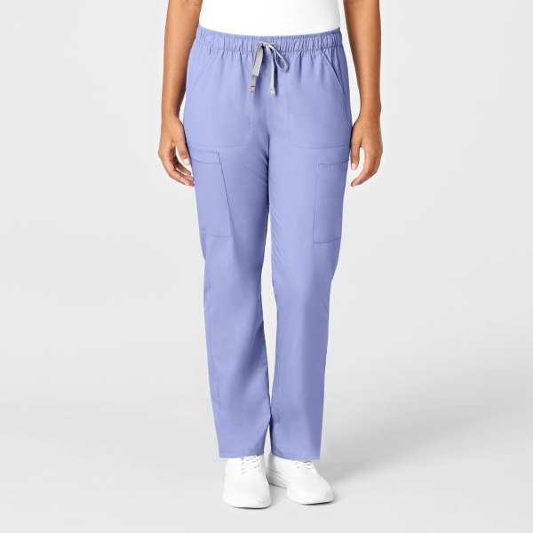 Pantaloni uniforma medicala, WonderWork, 505, Culoare: Ceil, Marime: L, 