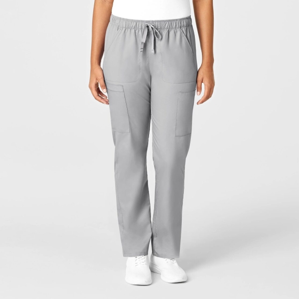 Pantaloni uniforma medicala, WonderWork, 505, Culoare: Grey, Marime: M, 
