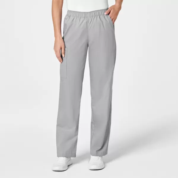 Pantaloni uniforma medicala, Wink WonderWork, 501, Culoare: Grey, Marime: 2XL, 