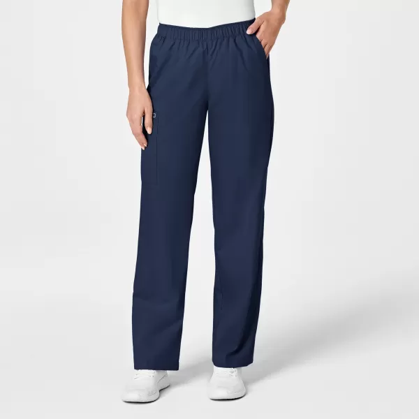 Pantaloni uniforma medicala, Wink WonderWork, 501, Culoare: Navy, Marime: M, 