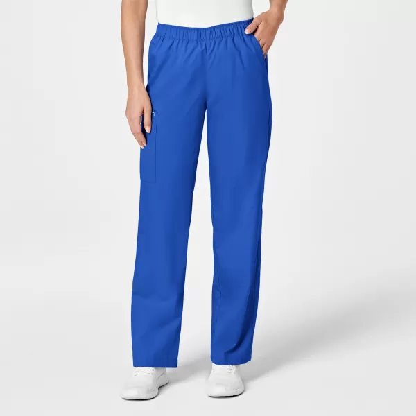 Pantaloni uniforma medicala, Wink WonderWork, 501, Culoare: Royal Blue, Marime: XS, 