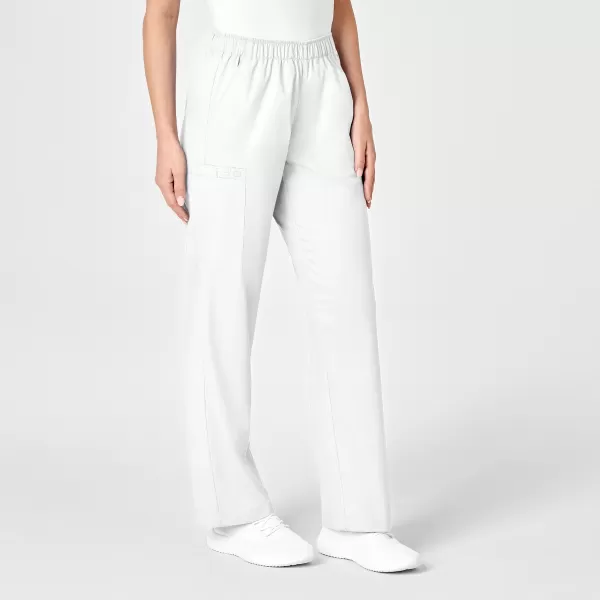 Pantaloni uniforma medicala, WinkWork, 501, Culoare: White, Marime: XL, , 3 image
