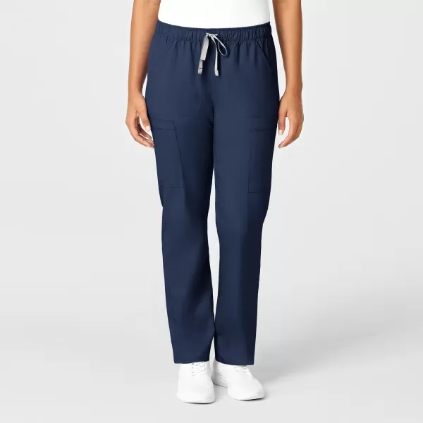 Pantaloni uniforma medicala, WonderWork, 505, Culoare: Navy, Marime: M, 