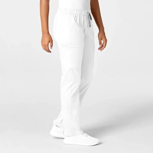 Pantaloni uniforma medicala, Wink Work, 505, Culoare: White, Marime: XS, , 3 image