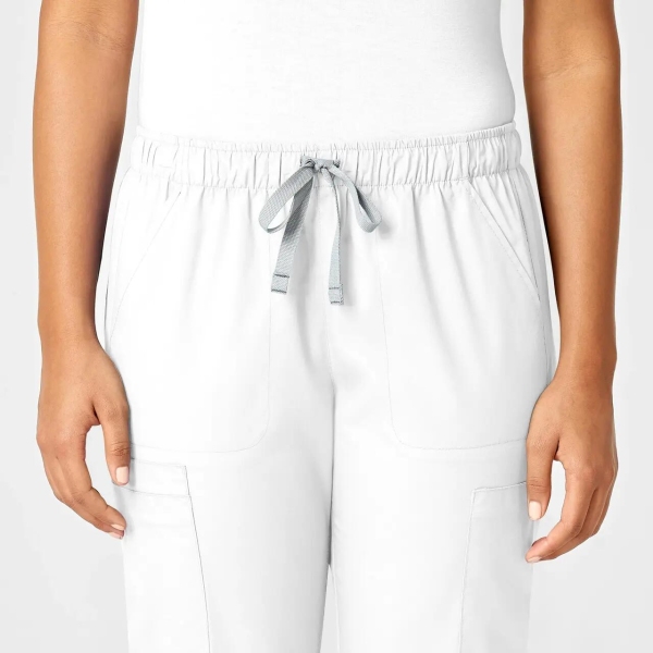 Pantaloni uniforma medicala, Wink Work, 505, Culoare: White, Marime: XS, , 4 image