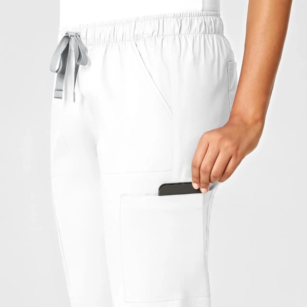 Pantaloni uniforma medicala, Wink Work, 505, Culoare: White, Marime: XS, , 5 image