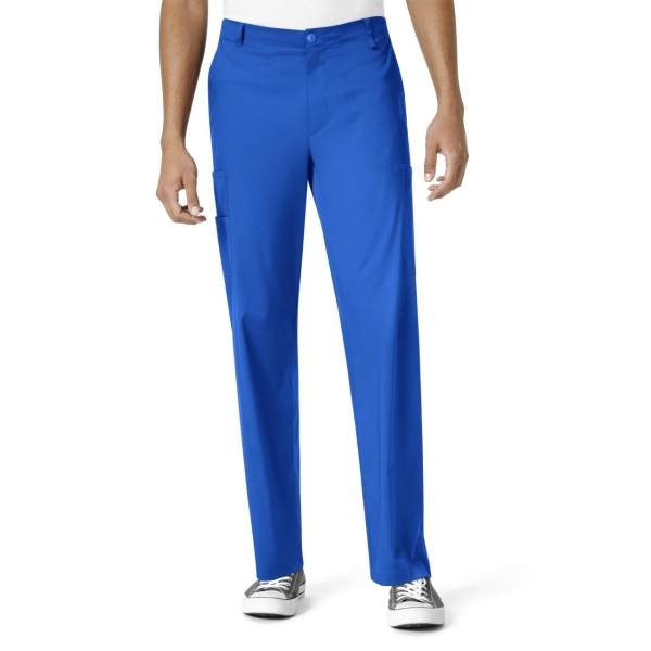 Pantaloni uniforma medicala,  Wink PRO, 5619, Culoare: Royal Blue, Marime: 3XL, 