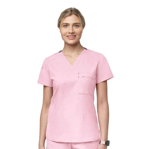 Bluza uniforma medicala, Wink FLEX, 6218, Culoare: Pink RBS, Marime: XL, 