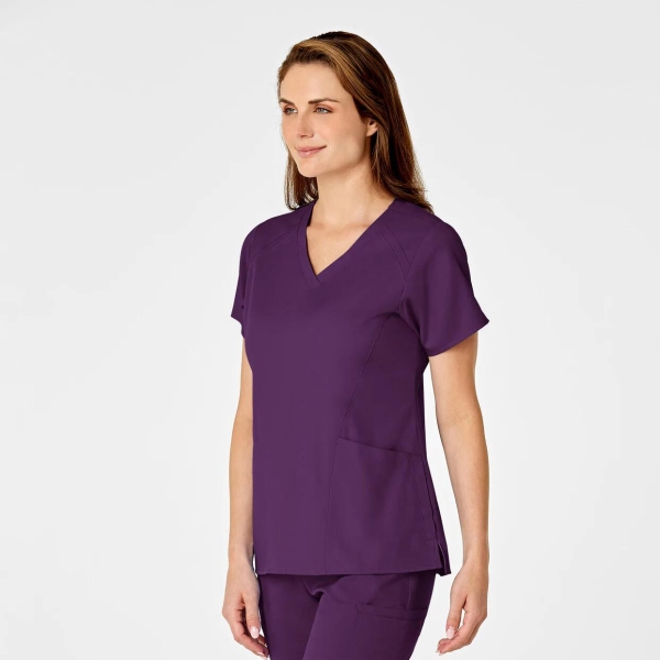 Bluza uniforma medicala, Wink PRO, 6319, Culoare: Eggplant, Marime: XS, , 3 image
