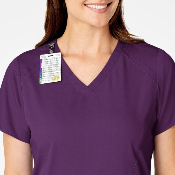 Bluza uniforma medicala, Wink PRO, 6319, Culoare: Eggplant, Marime: XS, , 5 image