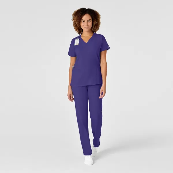 Bluza uniforma medicala, Wink W123, 6455, Culoare: Grape, Marime: XS, , 2 image