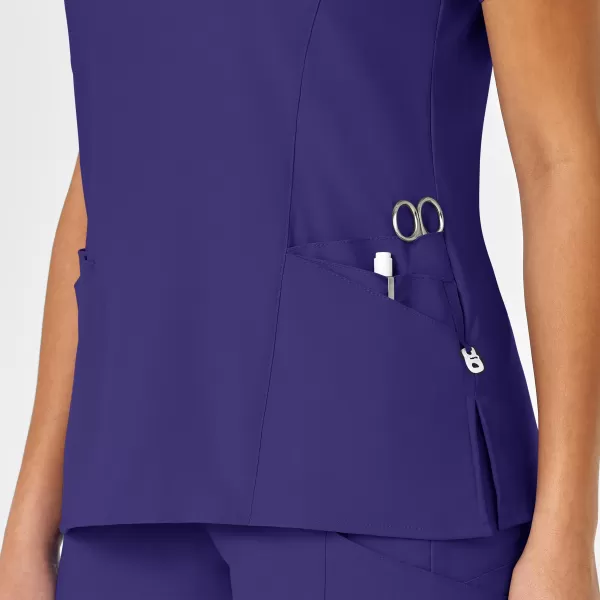 Bluza uniforma medicala, Wink W123, 6455, Culoare: Grape, Marime: L, , 5 image