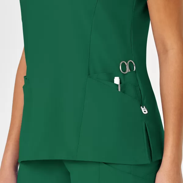 Bluza uniforma medicala, Wink W123, 6455, Culoare: Hunter, Marime: S, , 6 image