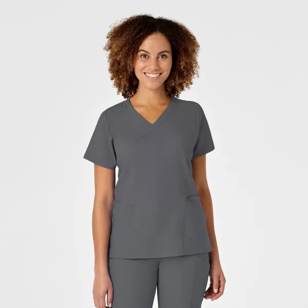 Bluza uniforma medicala, Wink W123, 6455, Culoare: Pewter, Marime: XS, 