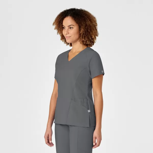 Bluza uniforma medicala, Wink W123, 6455, Culoare: Pewter, Marime: XS, , 3 image