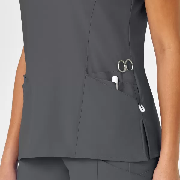 Bluza uniforma medicala, Wink W123, 6455, Culoare: Pewter, Marime: M, , 6 image