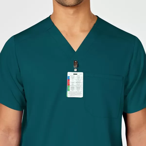 Bluza uniforma medicala, Wink PRO, 6819, Culoare: Caribbean Blue, Marime: XS, , 6 image