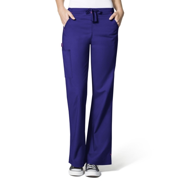 Pantaloni uniforma medicala, Wink Flex, 5308, Culoare: Grape, Marime: M, 