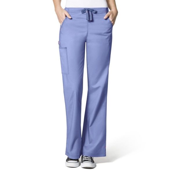 Pantaloni uniforma medicala, Wink Flex, 5308, Culoare: Ceil, Marime: XS, 