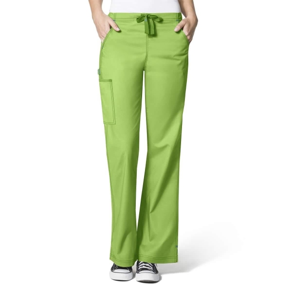 Pantaloni uniforma medicala, Wink Flex, 5308, Culoare: Apple Green, Marime: S, 