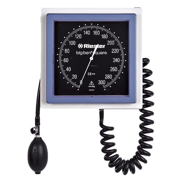 Tensiometru mecanic de perete, Riester Big Ben, cadran patrat 1465, 