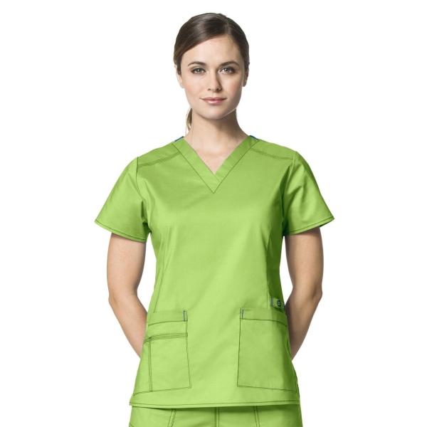 Bluza uniforma medicala, Wink FLEX, 6108, Culoare: Apple Green, Marime: S, 