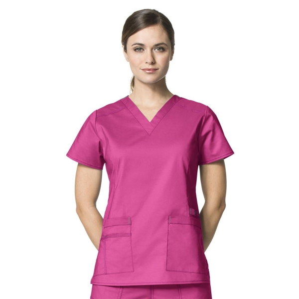 Bluza uniforma medicala, Wink FLEX, 6108, Culoare: Hot Pink, Marime: XL, 