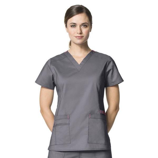 Bluza uniforma medicala, Wink FLEX, 6108, Culoare: Pewter, Marime: XL, 
