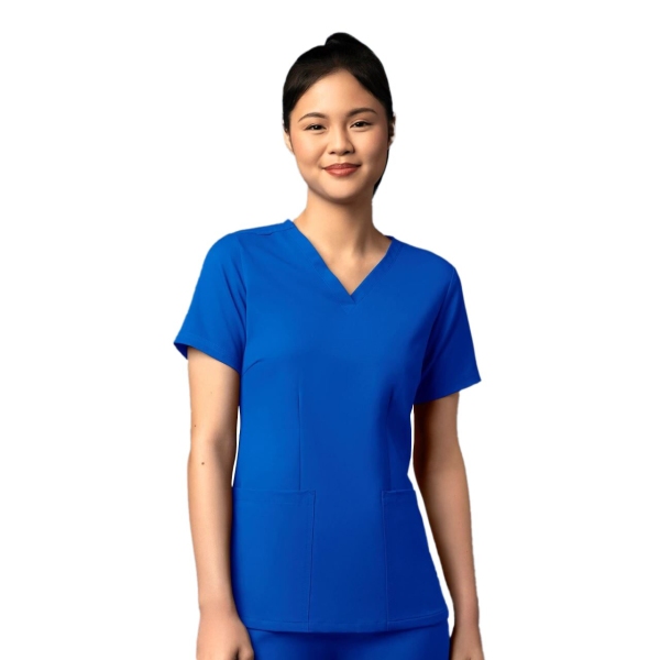 Bluza uniforma medicala, Wink Thrive, 6122, Culoare: Royal Blue, Marime: XL, 