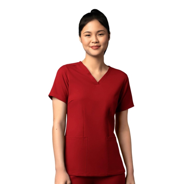 Bluza uniforma medicala, Wink Thrive, 6122, Culoare: BURG, Marime: XL, 