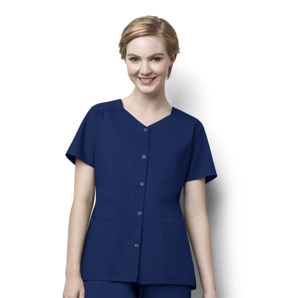 Bluza uniforma medicala, WORK, 200, Culoare: Navy, Marime: M, 