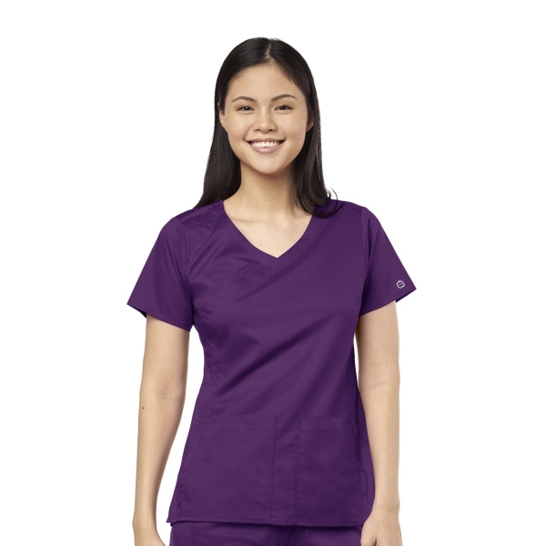 Bluza uniforma medicala, Wink PRO, 6519, Culoare: Eggplant, Marime: L, 