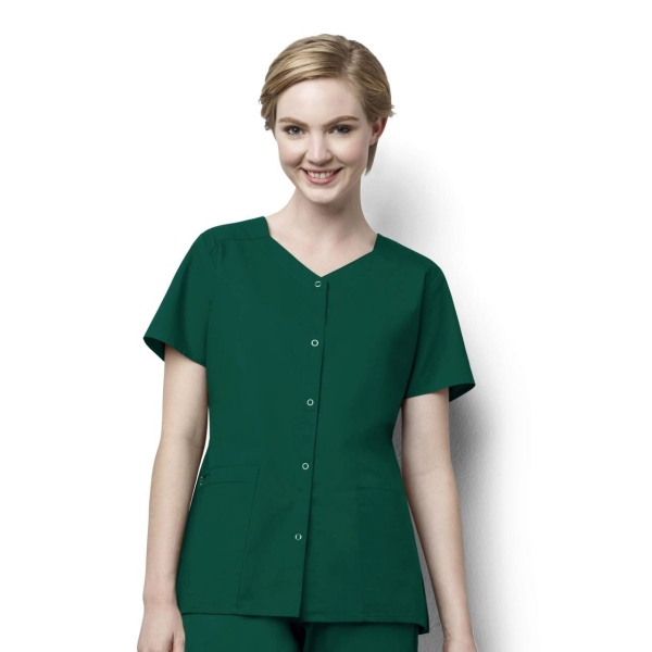 Bluza uniforma medicala, WORK, 200, Culoare: Hunter, Marime: M, 