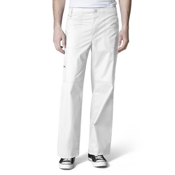 Pantaloni uniforma medicala, FLEX, 5618, Culoare: White, Marime: S, 