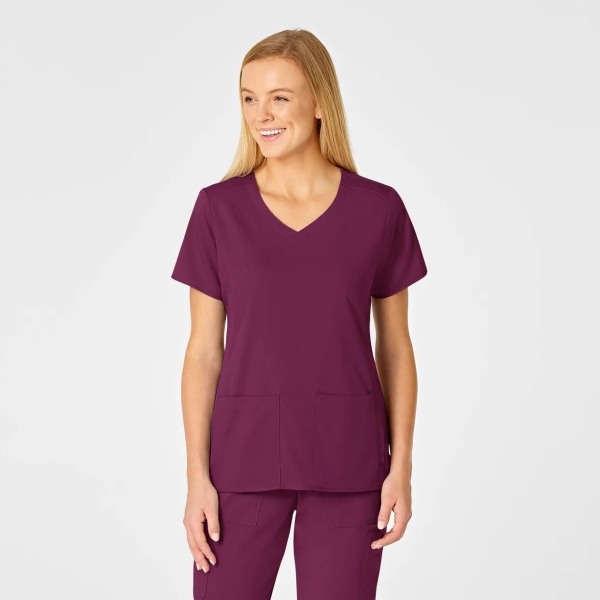 Bluza uniforma medicala, Wink PRO, 6519, Culoare: Wine, Marime: M, 