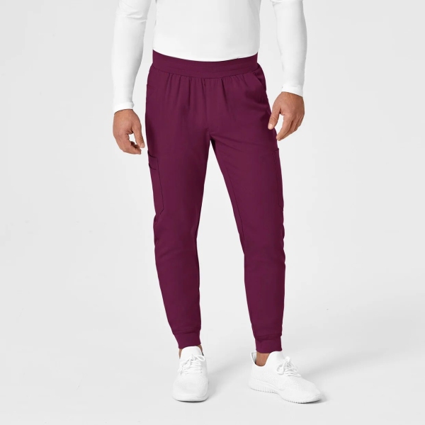 Pantaloni uniforma medicala, Wink PRO, 5819, Culoare: Wine, Marime: S, 